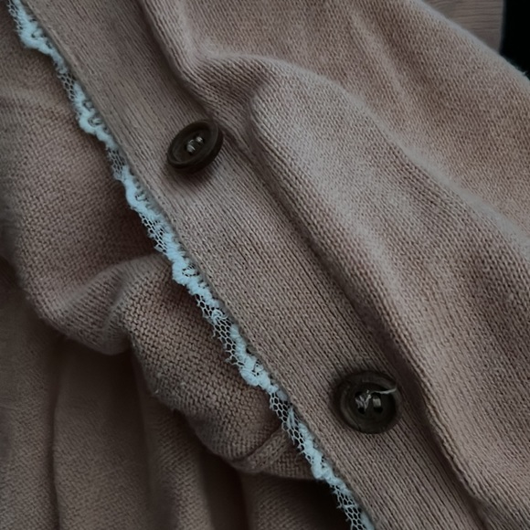 LALU Cardigan with Lace Trimmed - Picture 9 of 9